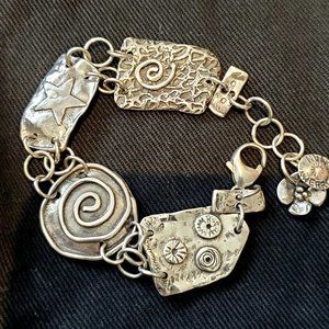 Sherry Tinsman sterling silver bracelet